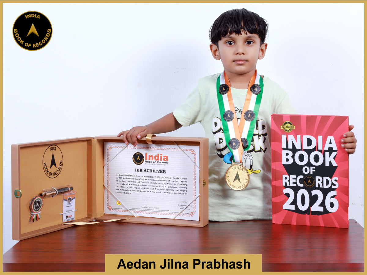 Aedan Jilna Prabhash – IBR Achiever
