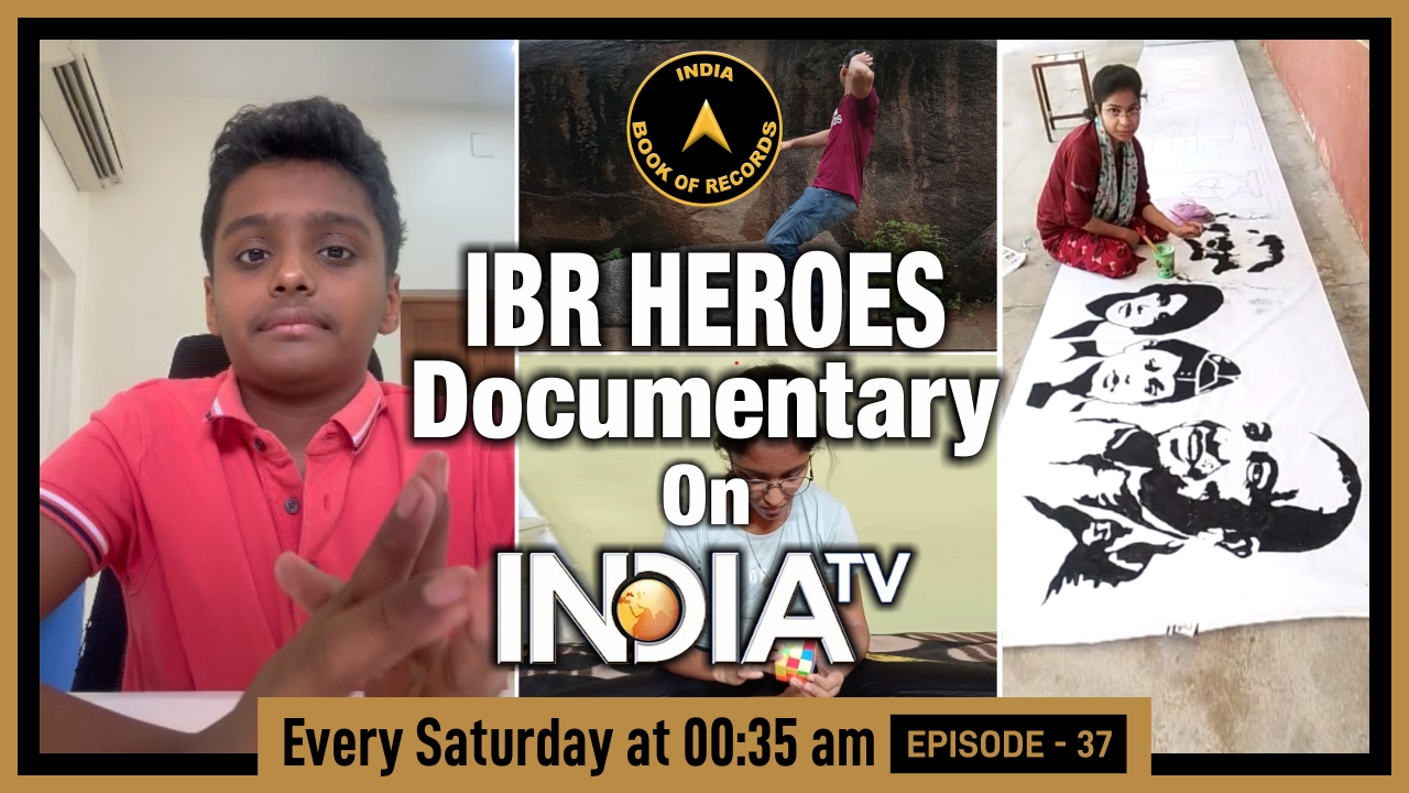 IBR Heroes Episode 37 on India Tv | Extraordinary Minds. Unbreakable Will. Historic Feats.