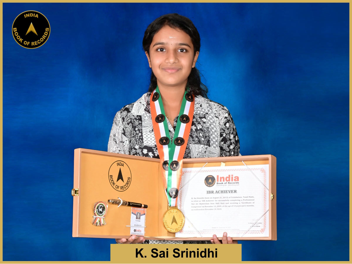 K. Sai Srinidhi – IBR Achiever