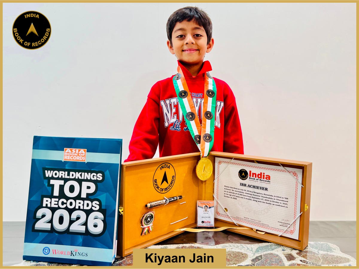 Kiyaan Jain – IBR Achiever