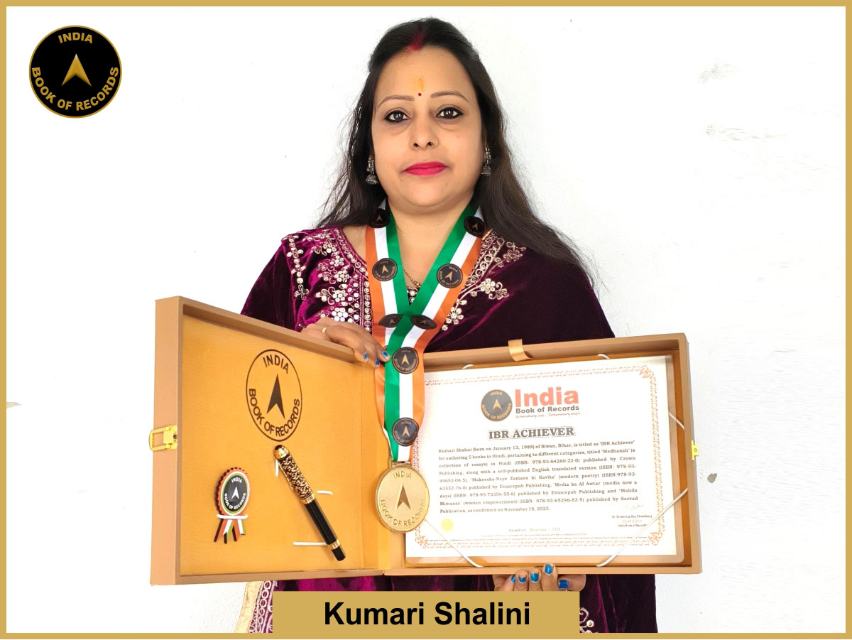 Kumari Shalini – IBR Achiever