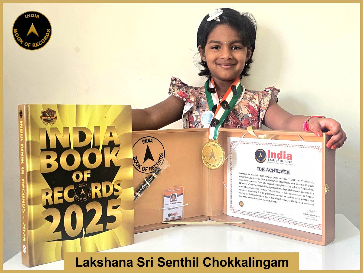 Lakshana Sri Senthil Chokkalingam – IBR Achiever