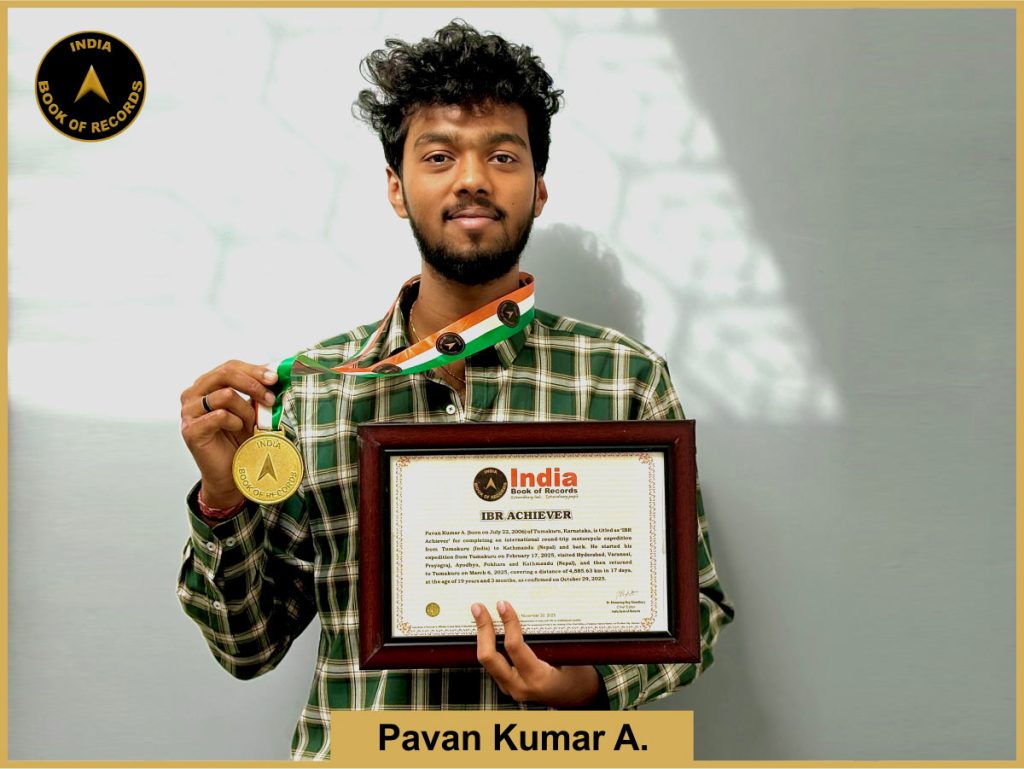 image of Pavan Kumar A. - IBR Achiever with certificate.