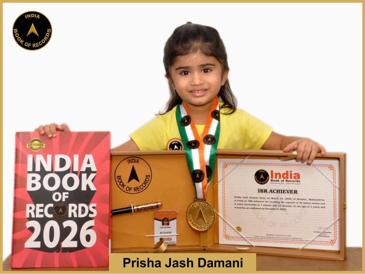 Prisha Jash Damani – IBR Achiever