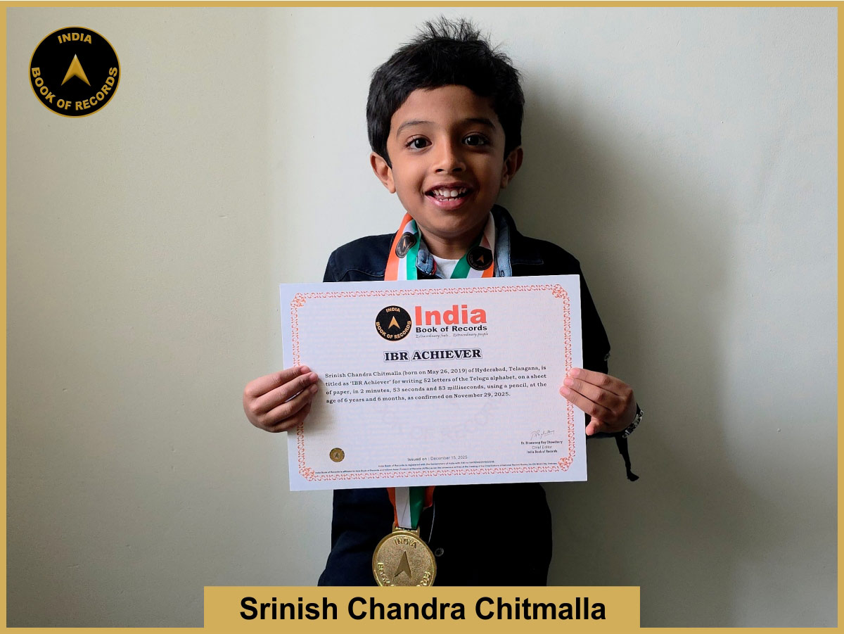 Srinish Chandra Chitmalla – IBR Achiever