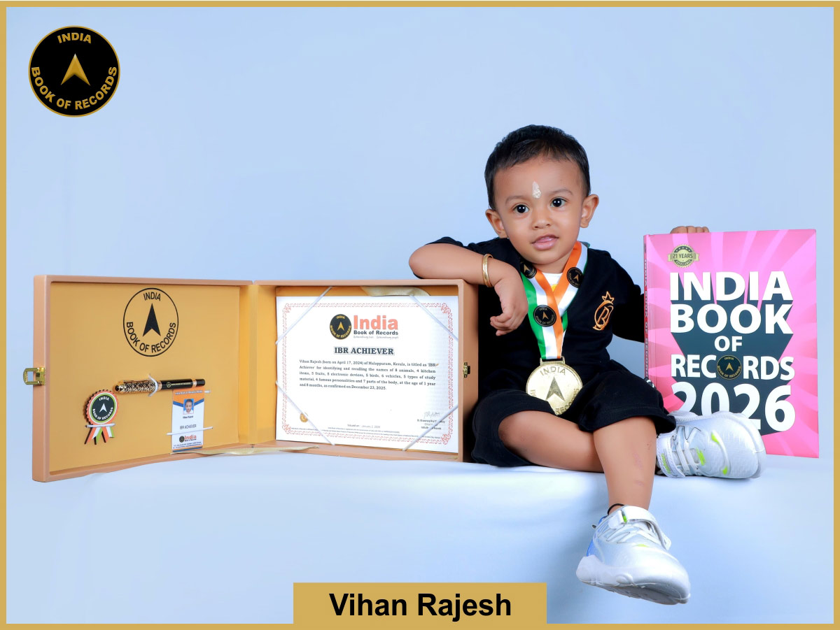 Vihan Rajesh – IBR Achiever