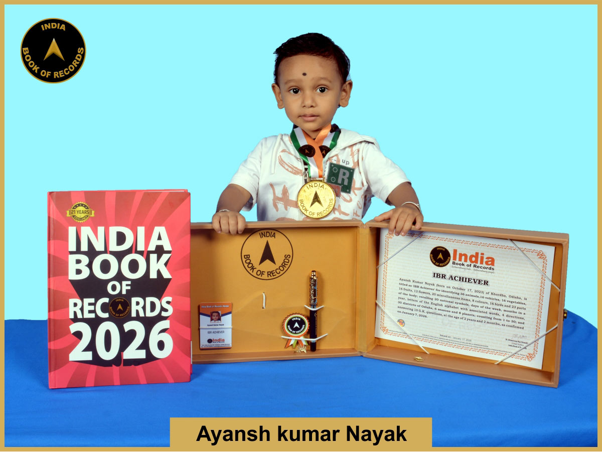 Ayansh Kumar Nayak – IBR Achiever