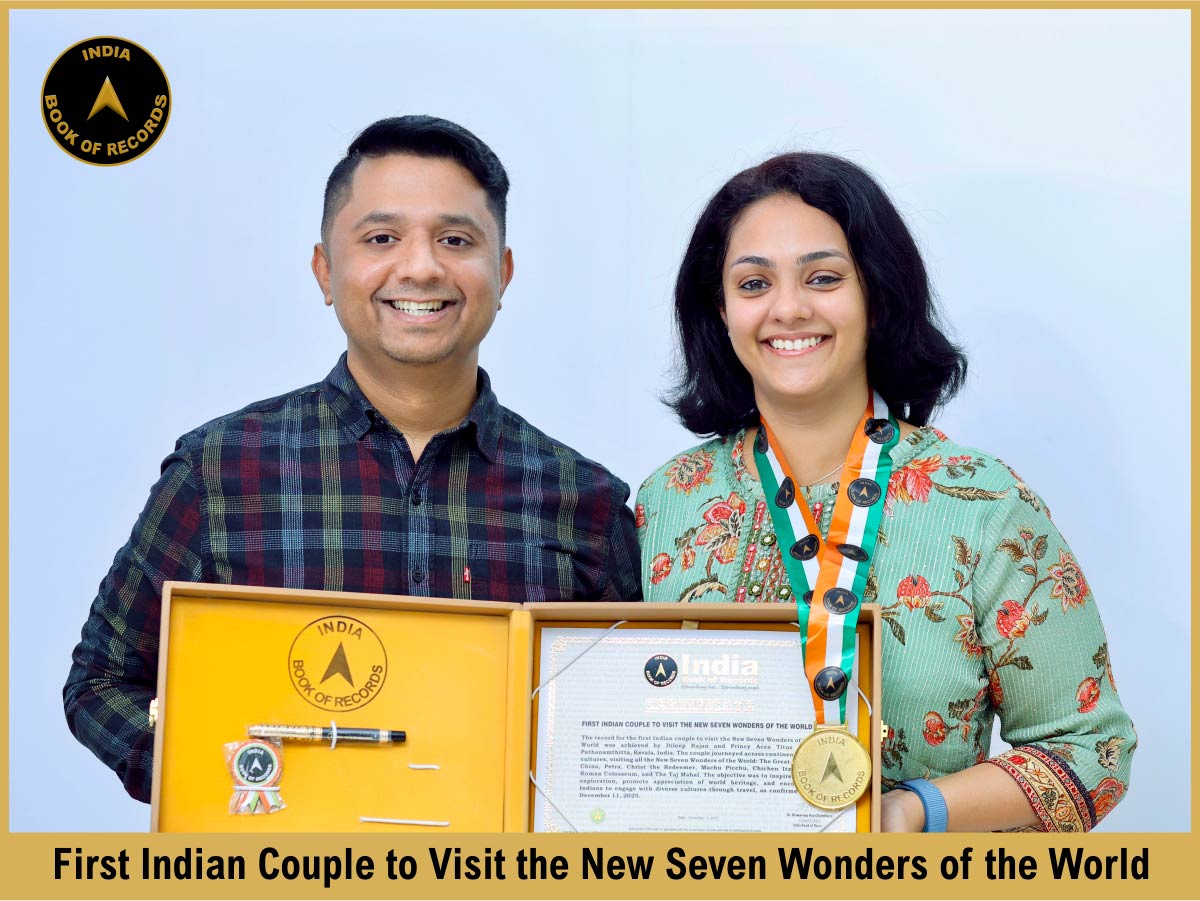 First Indian Couple to Visit the New Seven Wonders of the World