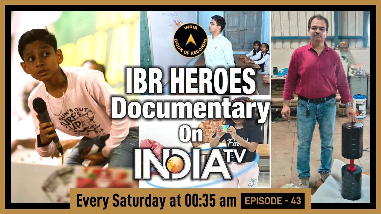 IBR Heroes Episode 43 on India Tv: Record-Breaking Icons | Extraordinary Feats, Unstoppable Spirit