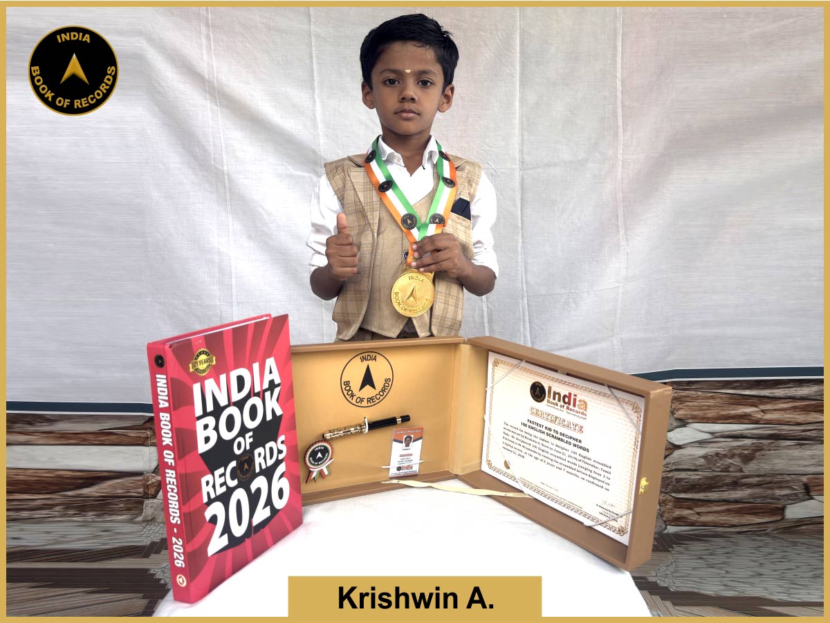 Fastest kid to decipher 100 English scrambled words