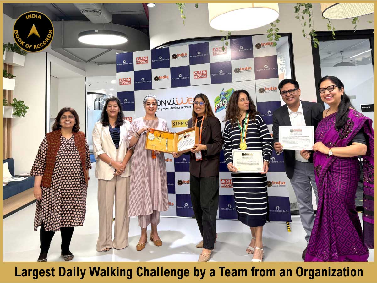 Largest Daily Walking Challenge by a Team from an Organization