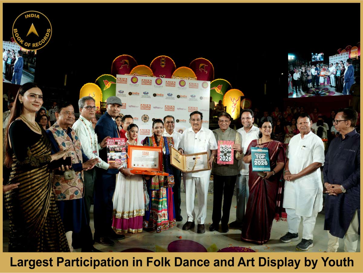 Largest Participation in Folk Dance and Art Display by Youth