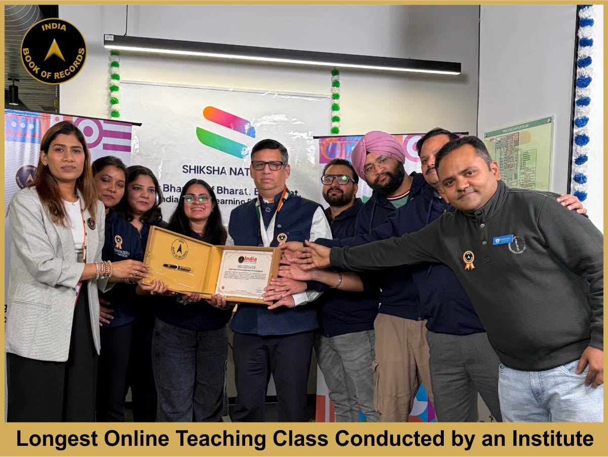 Longest Online Teaching Class Conducted by an Institute