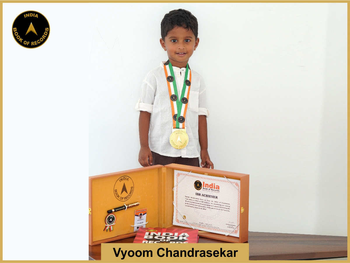 Vyoom Chandrasekar – IBR Achiever