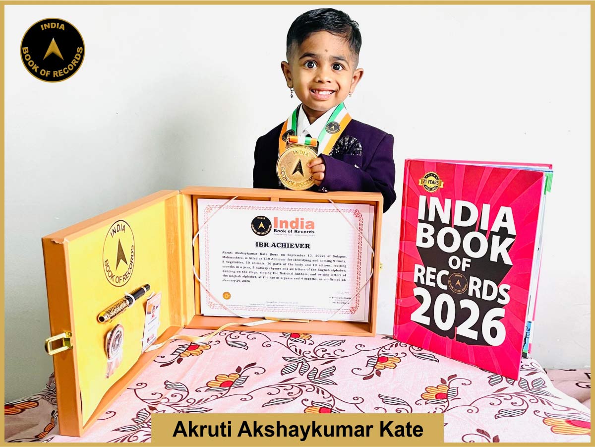 Akruti Akshaykumar Kate – IBR Achiever