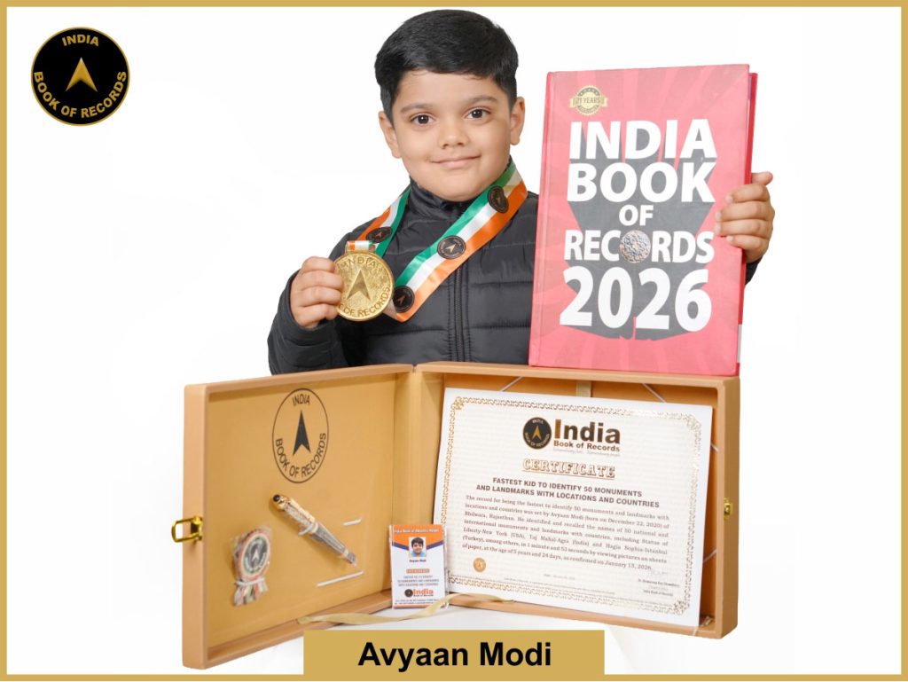 Fastest kid to identify 50 monuments and landmarks with locations and countries