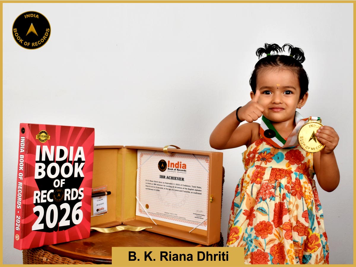 B. K. Riana Dhriti – IBR Achiever