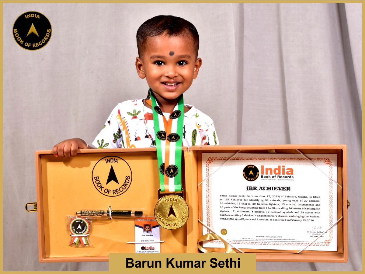 Barun Kumar Sethi – IBR Achiever