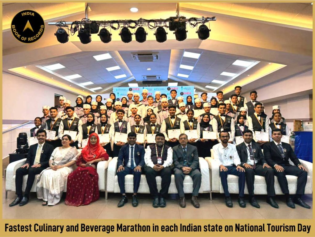 Fastest Culinary and Beverage Marathon in each Indian state on National Tourism Day