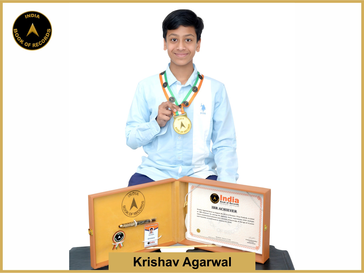 Krishav Agarwal – IBR Achiever