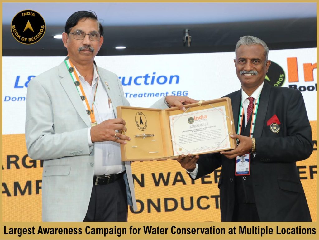 Largest Awareness Campaign for Water Conservation at Multiple Locations