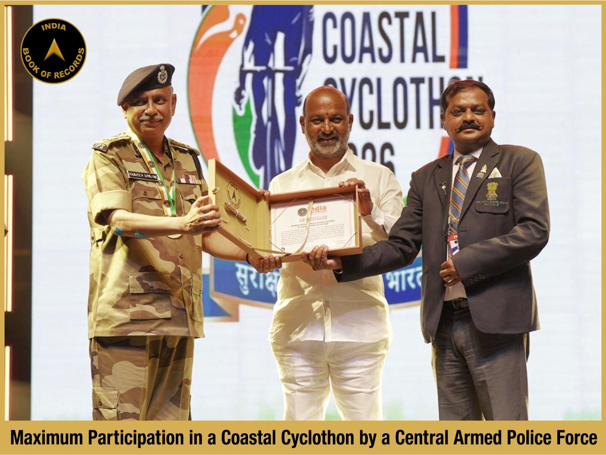 Maximum Participation in a Coastal Cyclothon by a Central Armed Police Force