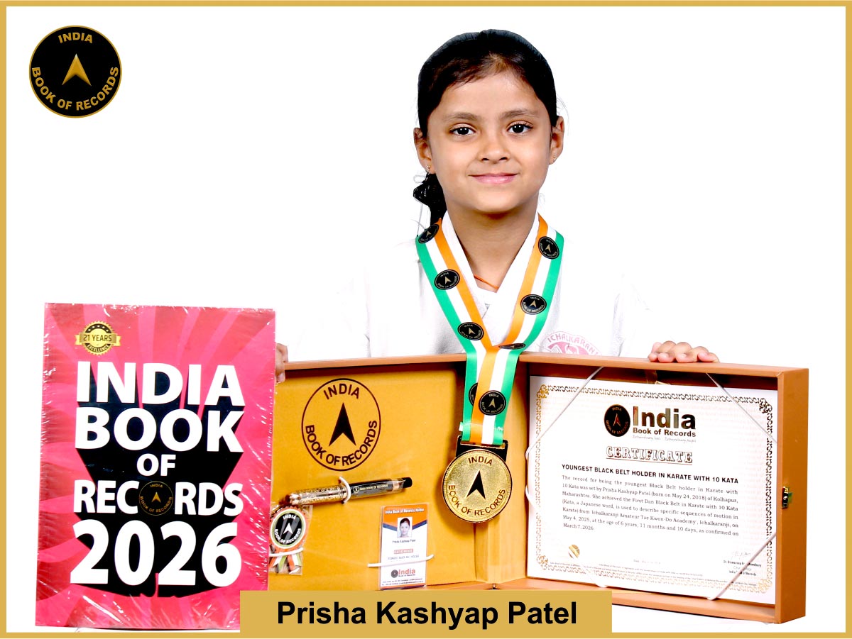 Youngest Black Belt holder in Karate with 10 Kata