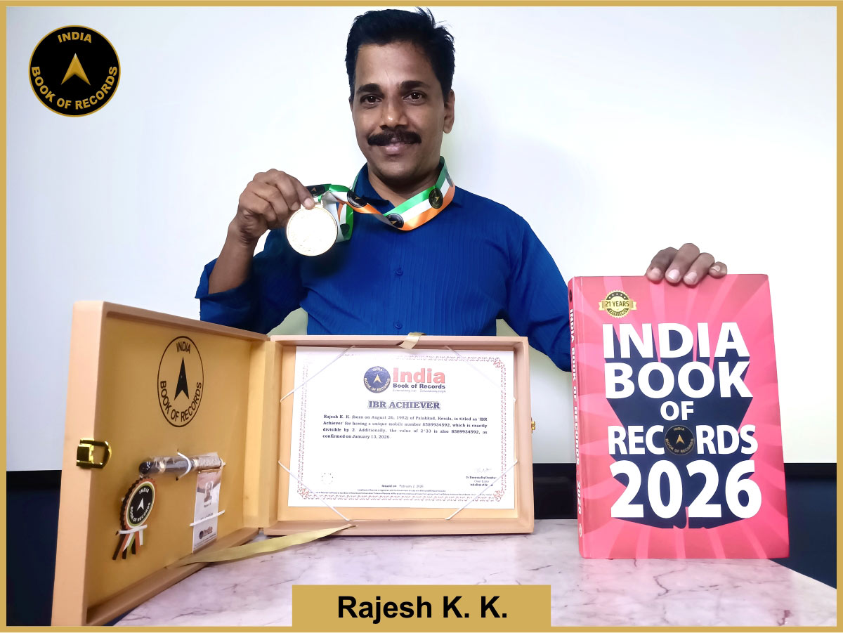Rajesh K. K. – IBR Achiever