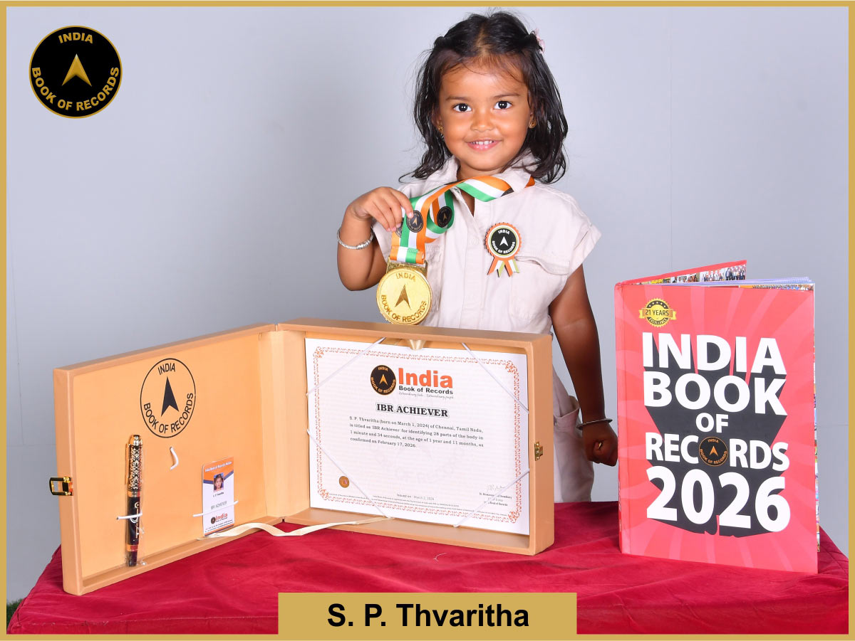 S. P. Thvaritha – IBR Achiever