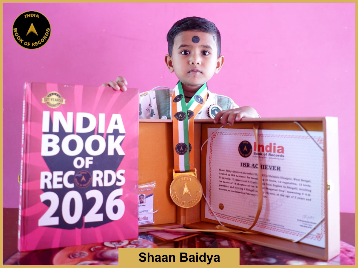 Shaan Baidya – IBR Achiever