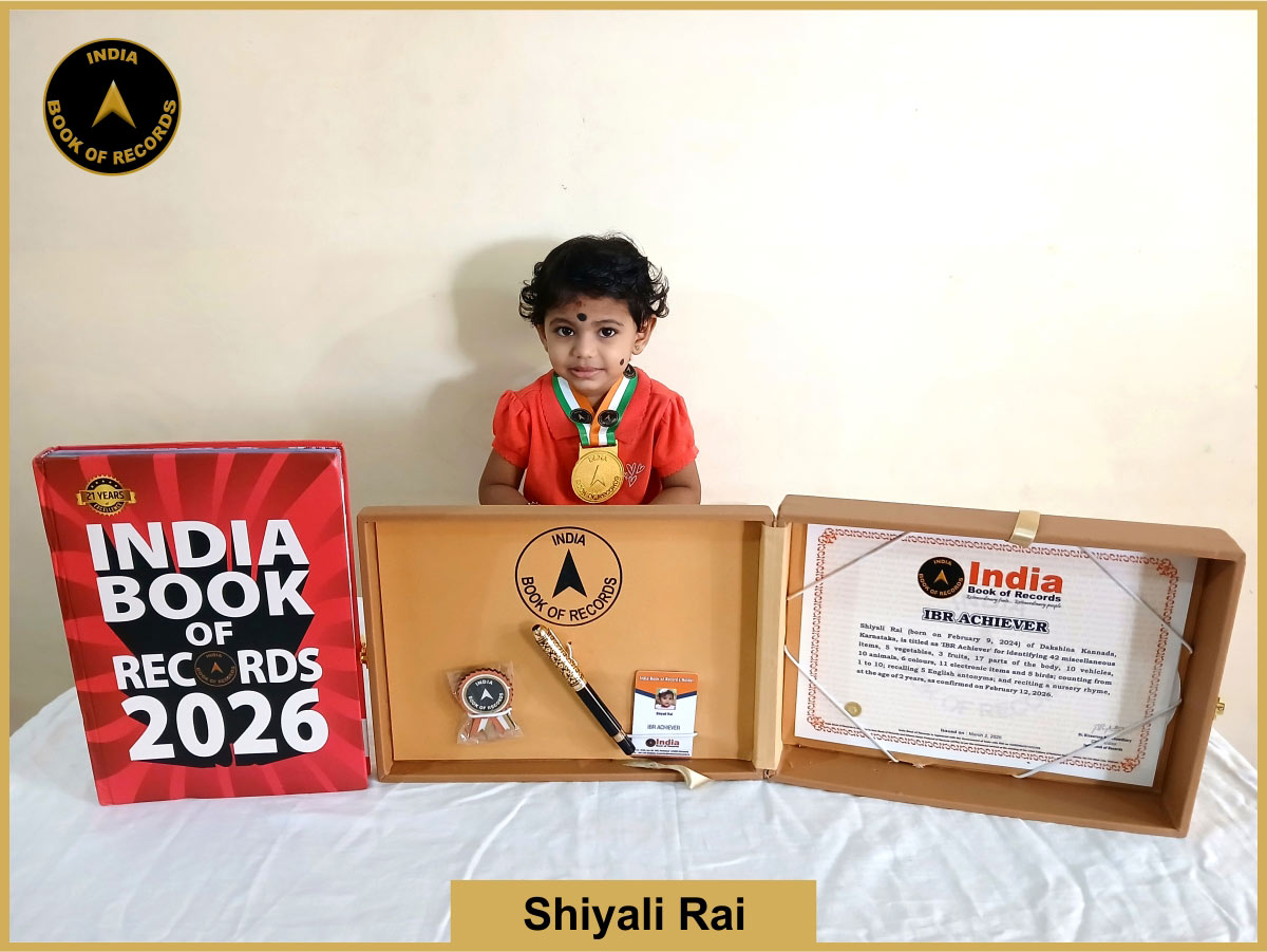 Shiyali Rai – IBR Achiever