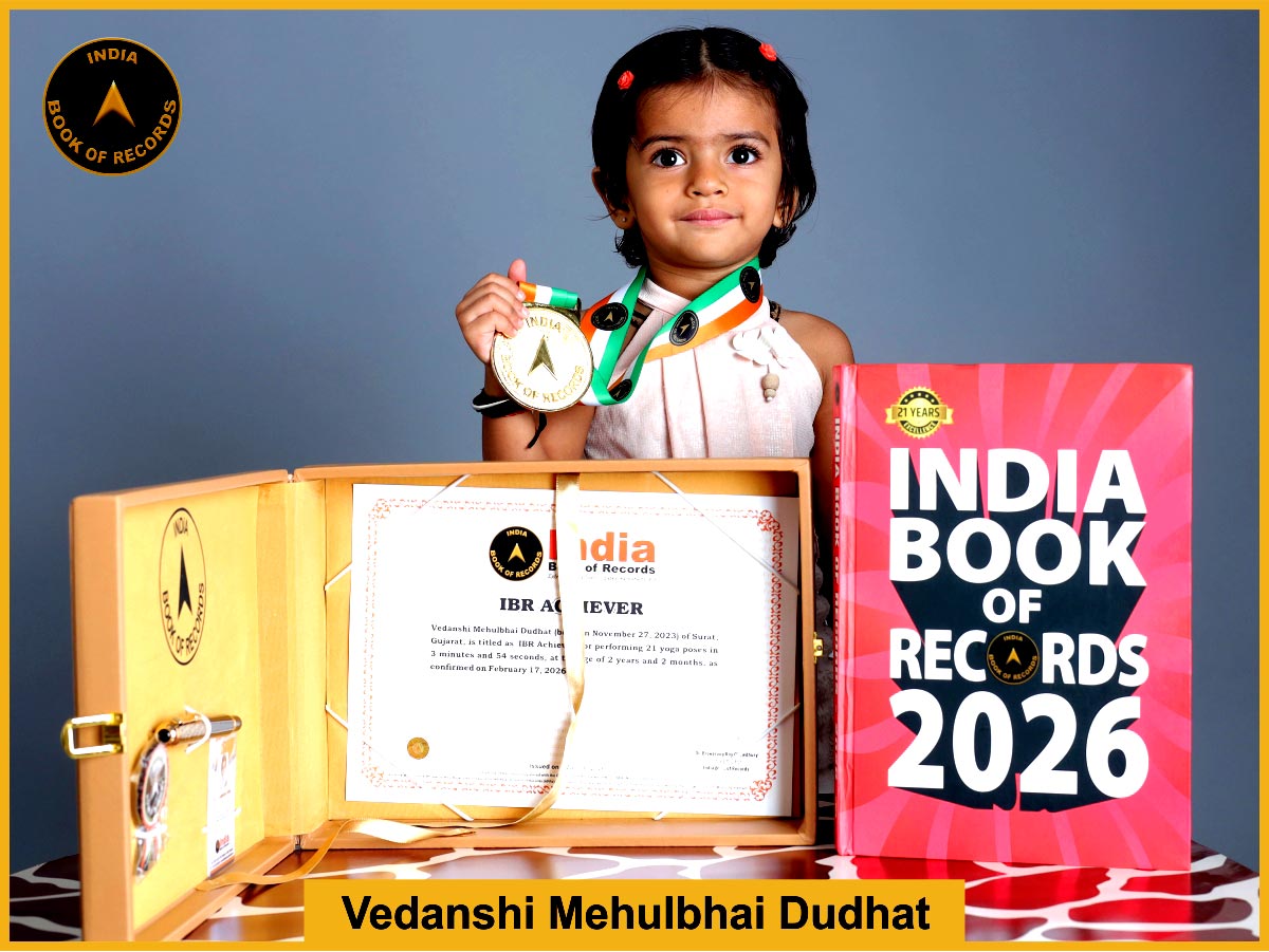 Vedanshi Mehulbhai Dudhat – IBR Achiever