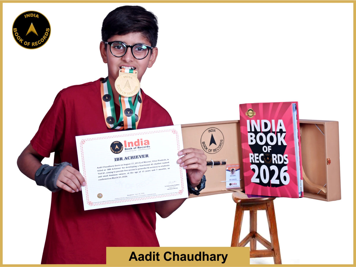 Aadit Chaudhary – IBR Achiever