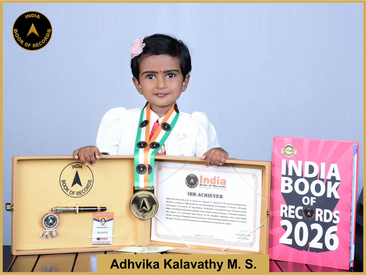Adhvika Kalavathy M. S. – IBR Achiever
