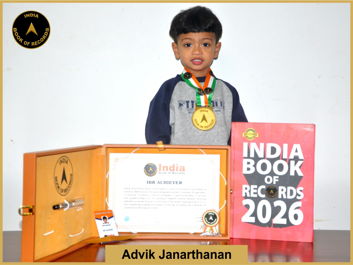 Advik Janarthanan – IBR Achiever 