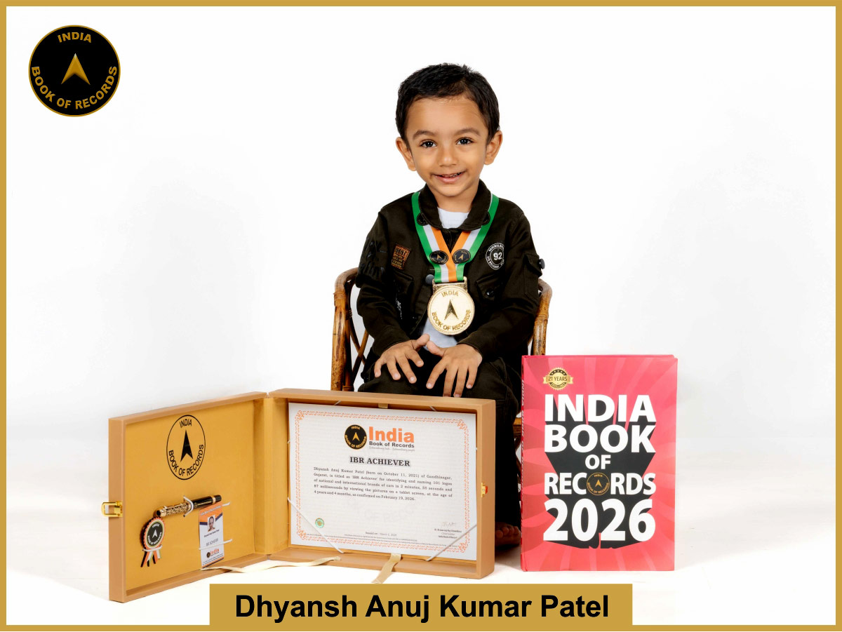 Dhyansh Anuj Kumar Patel – IBR Achiever