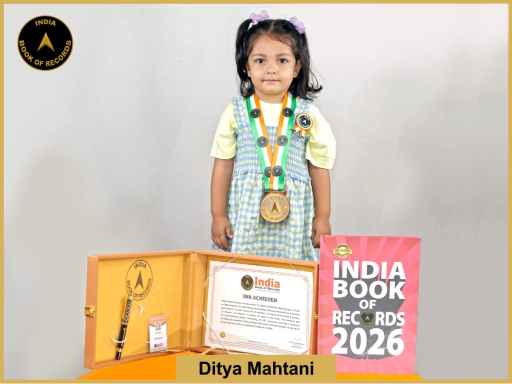 Image of Ditya Mahtani with IBR Achiever certificate.