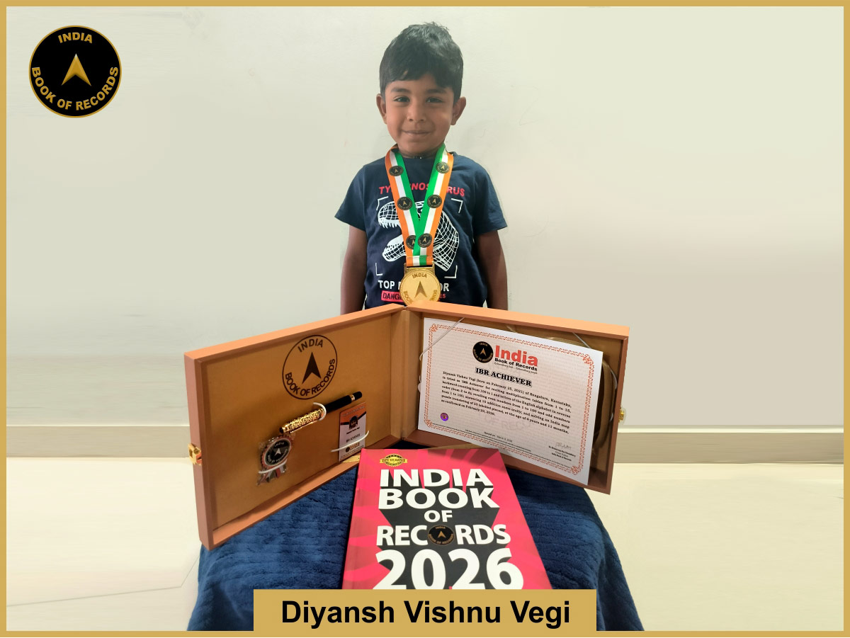 Diyansh Vishnu Vegi – IBR Achiever