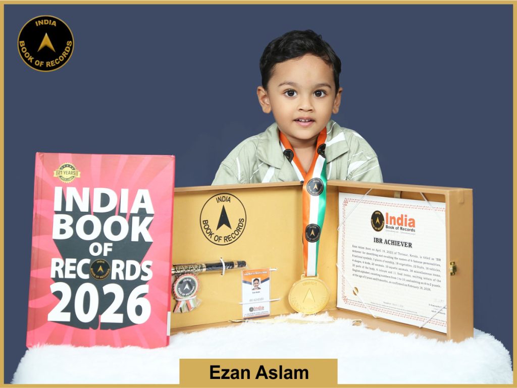 Image of Ezan Aslam with IBR Achiever Certificate.