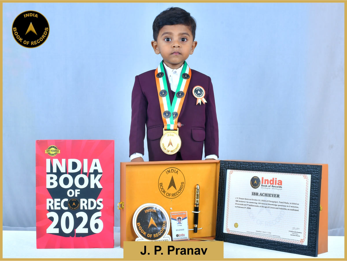 J. P. Pranav – IBR Achiever