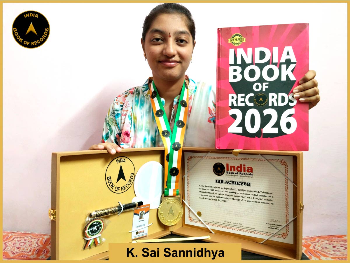 K. Sai Sannidhya – IBR Achiever