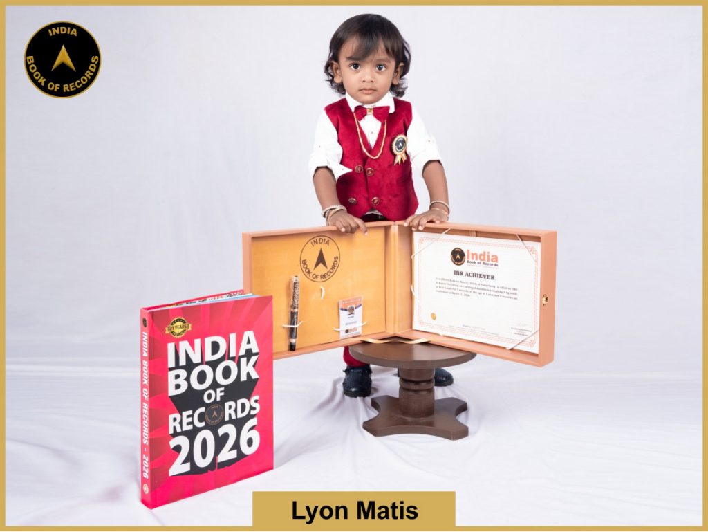 Image of Lyon Matis with IBR Achiever certificate.