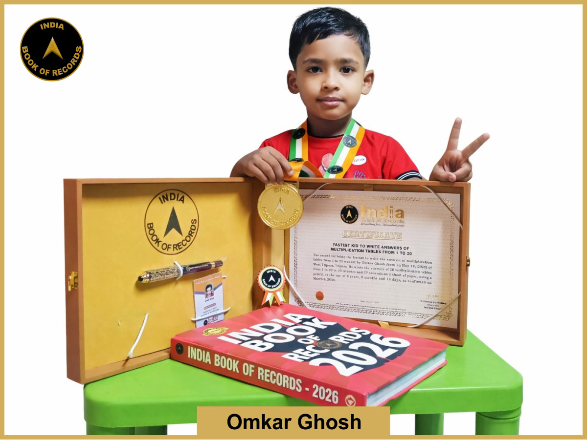 Fastest kid to write answers of multiplication tables from 1 to 20