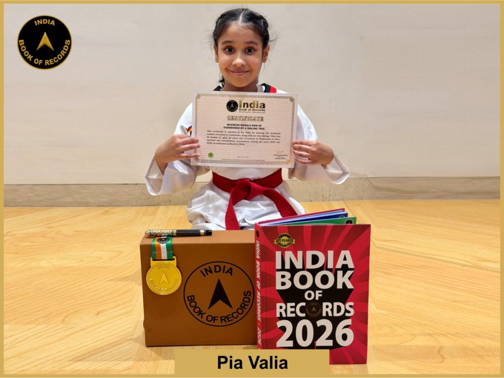 Image of Pia Valia Maximum medals won in Taekwondo by a sibling trio