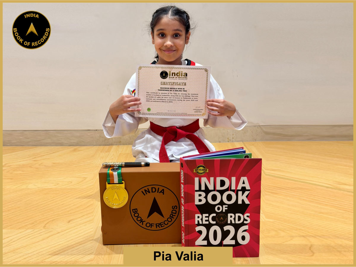 Maximum medals won in Taekwondo by a sibling trio