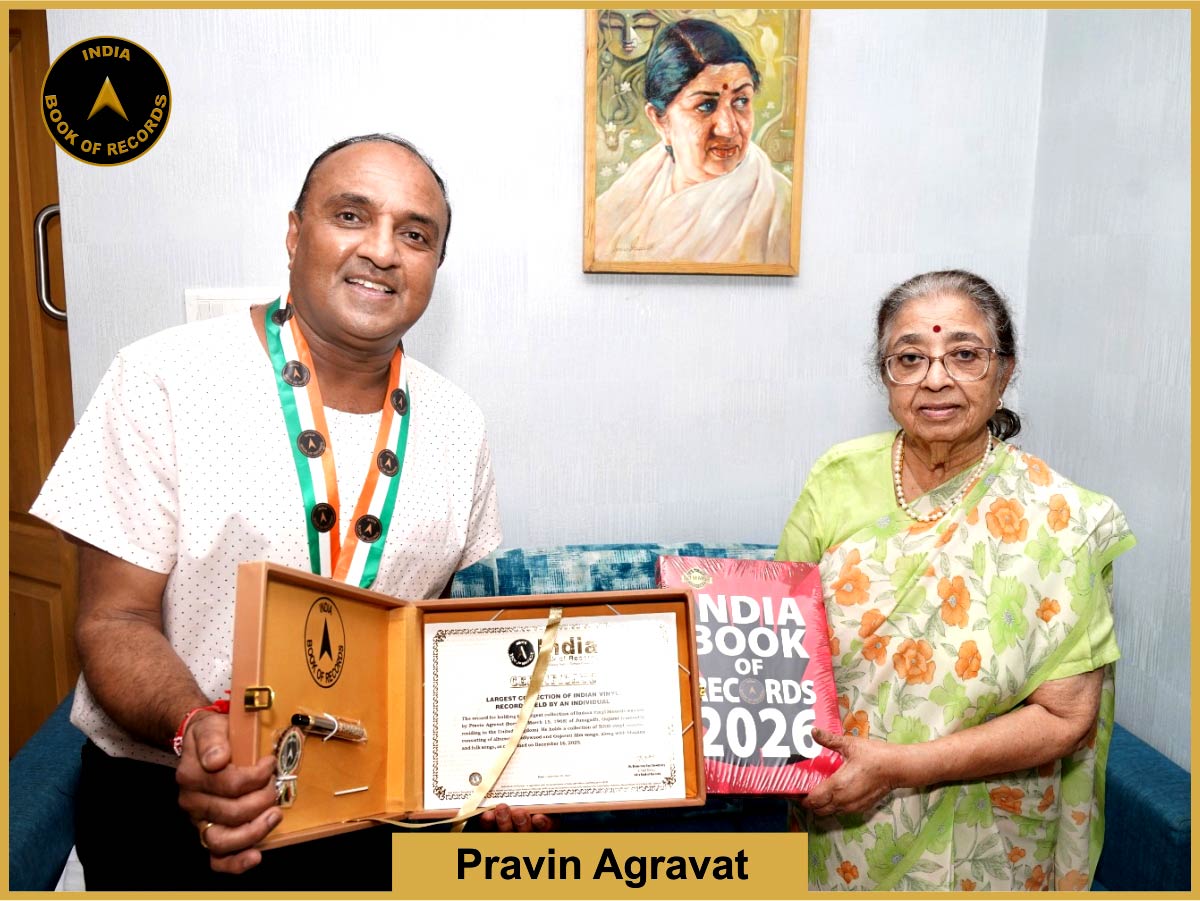 Largest collection of Indian vinyl records held by an individual