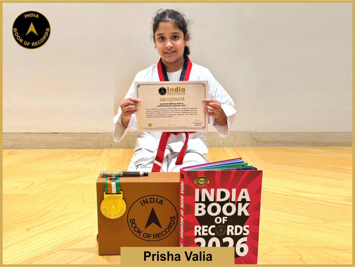 Maximum medals won in Taekwondo by a sibling trio