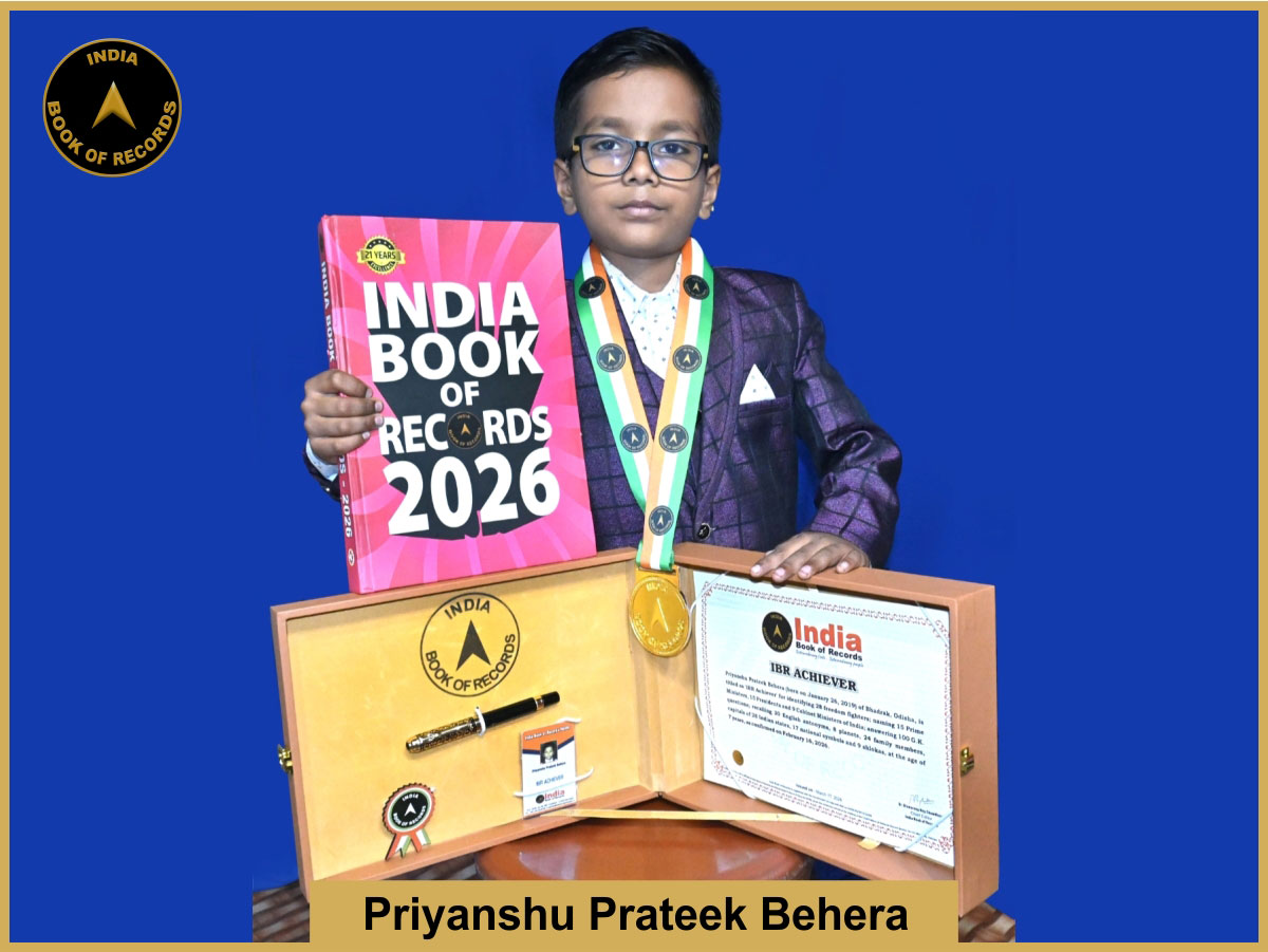 Priyanshu Prateek Behera – IBR Achiever