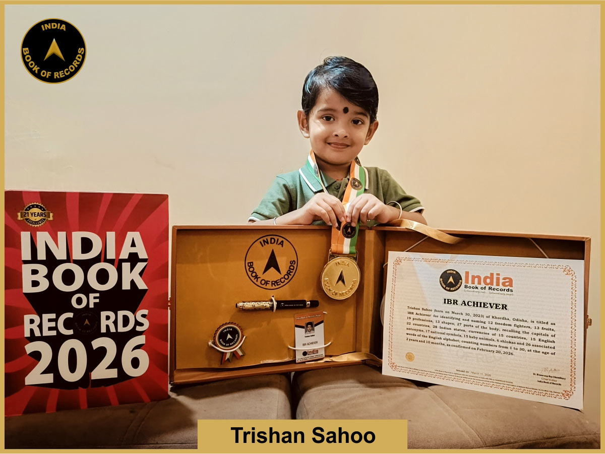 Trishan Sahoo – IBR Achiever