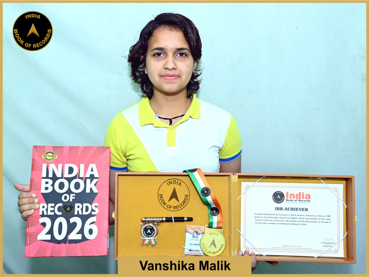 Vanshika Malik – IBR Achiever 